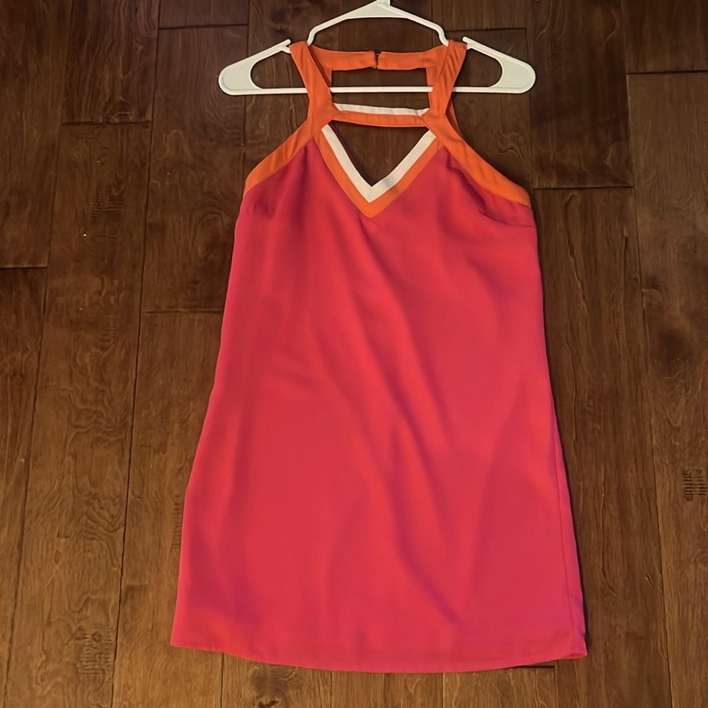 Skies are Blue, XS color block dress.